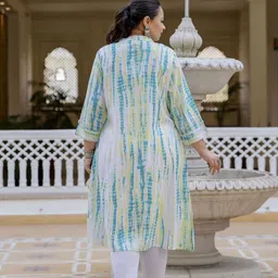 ROPADEMODA Women Mandarin Collar Kurta image 4