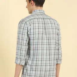 Allen Solly Men Custom Opaque Checked Casual Shirt image 5