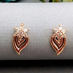 MEIRA JEWELLERY Gold-Plated Artificial Stones Studded Contemporary Studs-picture-31