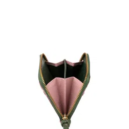 SILVIANO Unisex Textured Leather Zip Around Wallet image 3