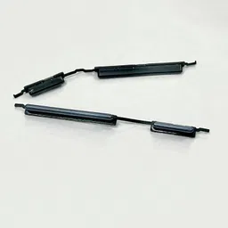 AceKing Samsung M30S : Black Compatible Outer Power Volume Buttons External Side Keys Power ON/OFF Button image 2