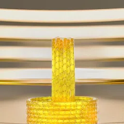 KOTTIAR CREATIONS Set Of 12 Crystal Studded Glass Bangles-picture-18
