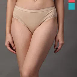 LEOPAX Pack Of 3 Bikini Briefs LEO_Wnm_Bkni_Coral_OGrn_Skn_D1_S-picture-27