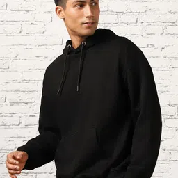 NOBERO Men Oversized Printed Hooded Sweatshirt image 5