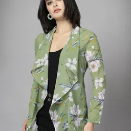 KASSUALLY Women Printed Shrug image 2