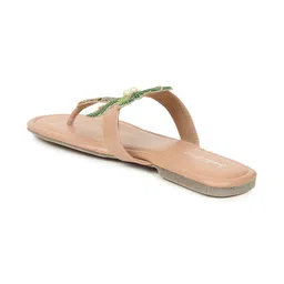 SANDAL STORIES Women Embellished Open Toe Flats image 3