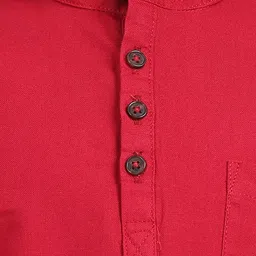 Rocket Science Kids-Boys Red Kurtas image 3
