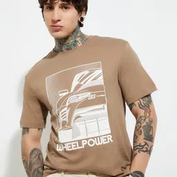 max Men Graphic Printed Round Neck Pure Cotton T-shirt-picture-35