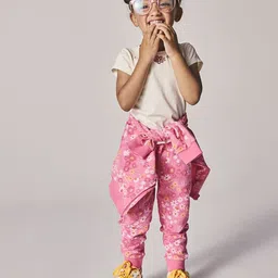 mothercare Girls Round Neck Regular Fit Cotton T-shirt Comes With Hoodie-picture-35