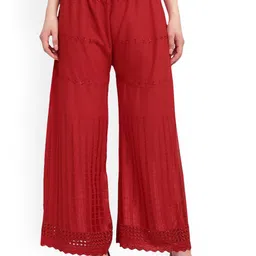 MIXFIT Women Embroidered Wide Leg Palazzos-picture-22