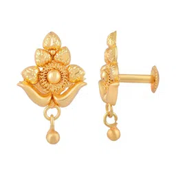 DZINETRENDZ Floral Drop Earrings image 3