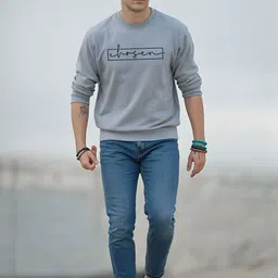 Moda Rapido Men Typography Printed Regular Fit Round Neck Sweatshirt-picture-45