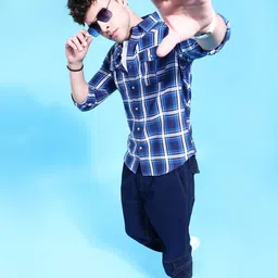 The Indian Garage Co Men Opaque Checked Casual Shirt image 5