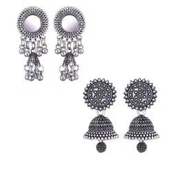 DIVASTRI Women Silver Earrings-picture-39