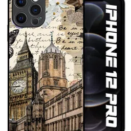 QRIOH Conversational Printed iPhone 12 Pro Back Case Mobile Accessories image 2