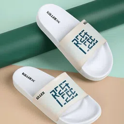 Killer Typography Printed Cushioned Footbed Sliders-picture-25