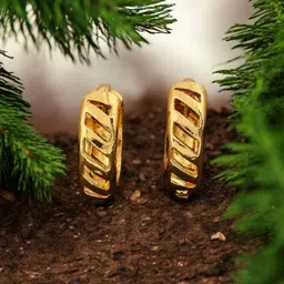 SHREE KRISHNA SHOPPING Gold-Plated Brass Earrings-picture-39