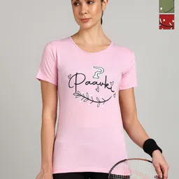 PAAVKI Women Pack of 3 Printed Round Neck Cotton T-shirt-image-83