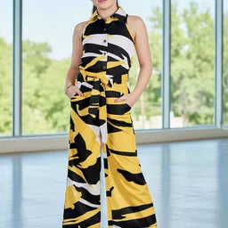 Naughty Ninos Girls Printed Basic Jumpsuit-image-54