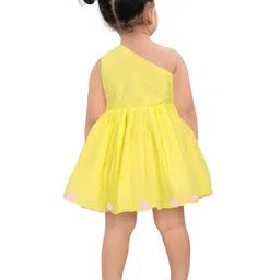 Pragya Exclusive Girls Net Fit & Flare Dress image 4