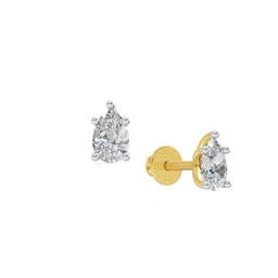 Sparkles Lab Grown Diamond Earrings 14K Gold image 3