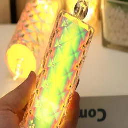 DeoDap Transparent 12 Pieces Textured Tea Light Candles image 2