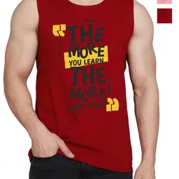 WOOSTRO Men Pack Of 2 Typography Printed Round Neck Cotton Slim Fit T-shirts-image-62