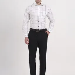 JB STUDIO Men Slim Fit Formal Trousers image 4