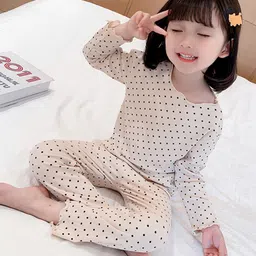 YK Girls Printed T-shirt with Trousers-image-91