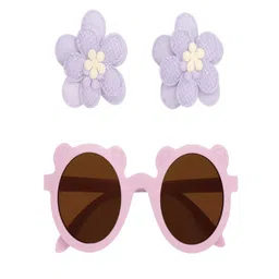 ANNA CREATIONS Girls Bow Hair Clip With Sun Goggles Design Hair Accessory-picture-24