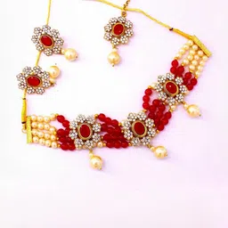 Guarantee Ornament House Brass Gold-Plated Jewellery Set-picture-10