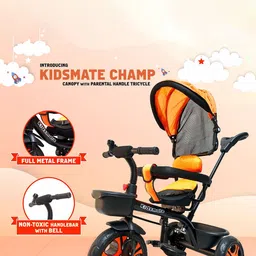 KIDSMATE Kids Storage Basket Champ Tricycle Vehicle image 2