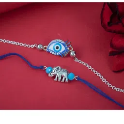 JFL - JEWELLERY FOR LESS Unisex Silver-Plated Brass Bracelet-picture-26
