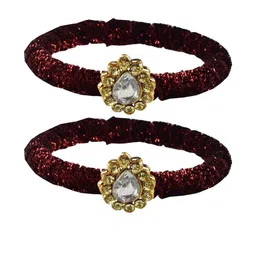 Vidhya Kangan Women Maroon Bangle-picture-25