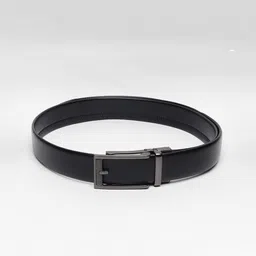 WINSOME DEAL Men Slider Buckle Closure Textured Formal Belt image 2