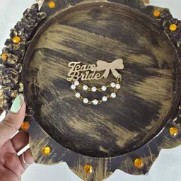 Brown Leaf Team Bride Badge Bride Side Family Brooch Pins For Wedding party Favor Brooch-picture-19