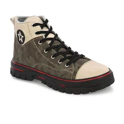 BUCIK Men Textured Block-heeled Regular Boots image 5