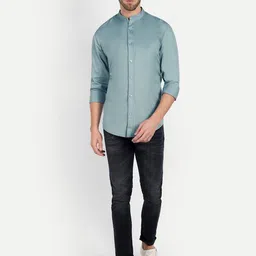 Mast & Harbour Men Slim Fit Sheer Casual Shirt-picture-37