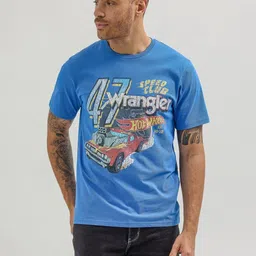 Wrangler Graphic Printed Round Neck Cotton T-shirt-picture-13