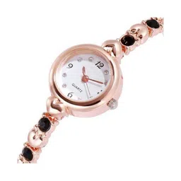 Miss Perfect Unisex Embellished Dial & Bracelet Style Straps Analogue Watch jk_147 image 2