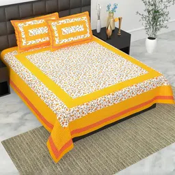 E Elma Unisex Yellow Bedsheets-picture-34