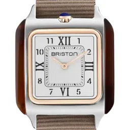 BRISTON Women Square Dial & Canvas Straps Analogue Watch 252030.PRA.T.2.NT image 3
