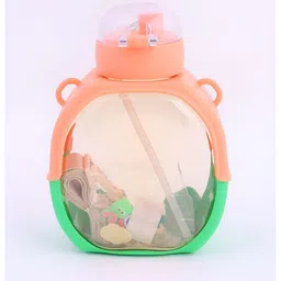 M'andy Pink & Green Single Plastic Solid Water Bottle 850 ML image 2