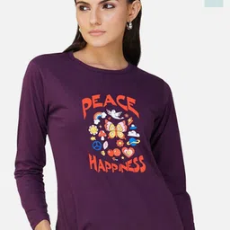 Metronaut Women 2 Printed Bio Finish Applique T-shirt-picture-49