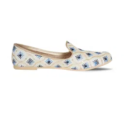 DFR Men White Textile Loafers image 5