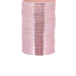 ZULKA Set of 48 Simple Plein Glossy Finished Metal Bangles image 4