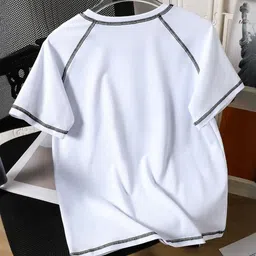 INCLUD Boys Geometric Printed Round Neck T-shirt image 3