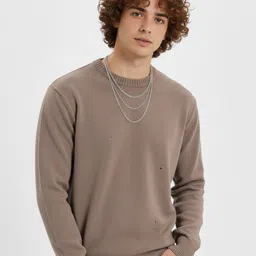 glitchez Distressed Detail Pullover-picture-23