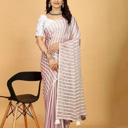 K 5 Fashion Striped Saree-picture-28