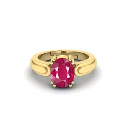 RRVGEM Ruby 5.25 Ratti Adjustable Gold Ring-picture-25